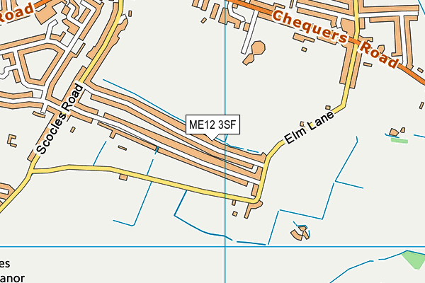 ME12 3SF map - OS VectorMap District (Ordnance Survey) ME12 3SF map - OS VectorMap District (Ordnance Survey)