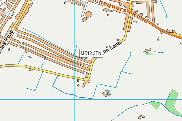 ME12 3TN map - OS VectorMap District (Ordnance Survey) ME12 3TN map - OS VectorMap District (Ordnance Survey)