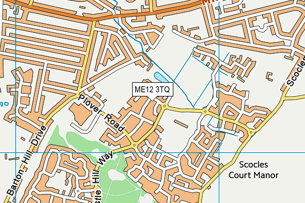 ME12 3TQ map - OS VectorMap District (Ordnance Survey)