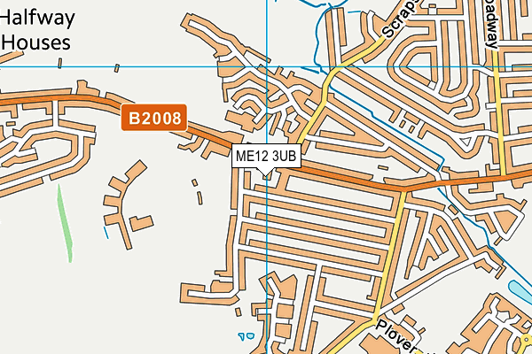 ME12 3UB map - OS VectorMap District (Ordnance Survey) ME12 3UB map - OS VectorMap District (Ordnance Survey)