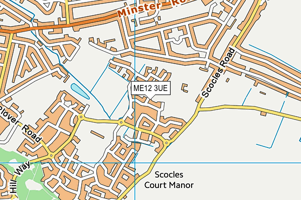 ME12 3UE map - OS VectorMap District (Ordnance Survey) ME12 3UE map - OS VectorMap District (Ordnance Survey)