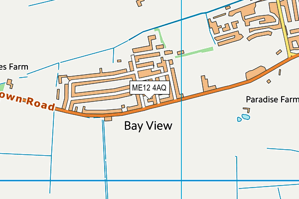 ME12 4AQ map - OS VectorMap District (Ordnance Survey) ME12 4AQ map - OS VectorMap District (Ordnance Survey)