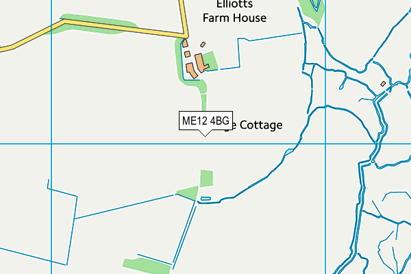 ME12 4BG map - OS VectorMap District (Ordnance Survey) ME12 4BG map - OS VectorMap District (Ordnance Survey)
