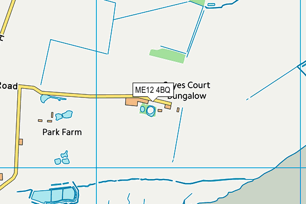 ME12 4BQ map - OS VectorMap District (Ordnance Survey) ME12 4BQ map - OS VectorMap District (Ordnance Survey)