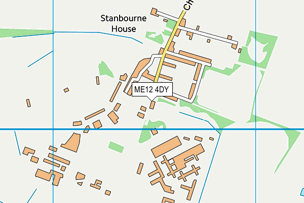 ME12 4DY map - OS VectorMap District (Ordnance Survey) ME12 4DY map - OS VectorMap District (Ordnance Survey)