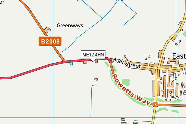 ME12 4HN map - OS VectorMap District (Ordnance Survey)