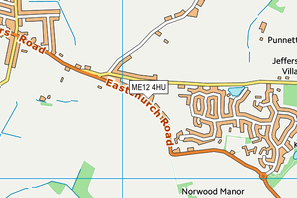 ME12 4HU map - OS VectorMap District (Ordnance Survey) ME12 4HU map - OS VectorMap District (Ordnance Survey)