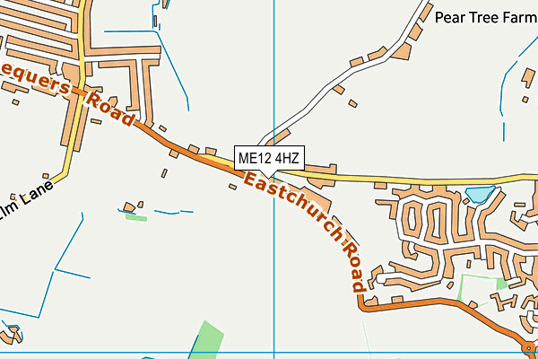 ME12 4HZ map - OS VectorMap District (Ordnance Survey) ME12 4HZ map - OS VectorMap District (Ordnance Survey)