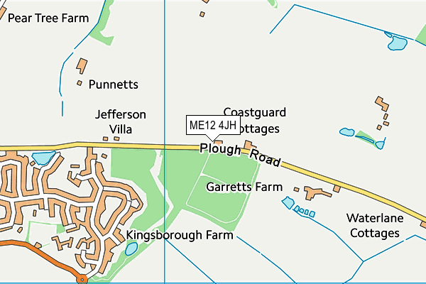 ME12 4JH map - OS VectorMap District (Ordnance Survey) ME12 4JH map - OS VectorMap District (Ordnance Survey)