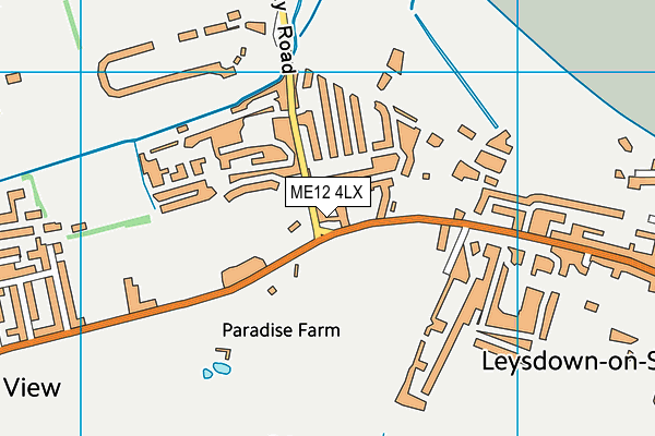 ME12 4LX map - OS VectorMap District (Ordnance Survey) ME12 4LX map - OS VectorMap District (Ordnance Survey)