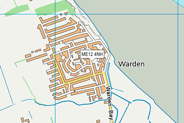 ME12 4NH map - OS VectorMap District (Ordnance Survey) ME12 4NH map - OS VectorMap District (Ordnance Survey)
