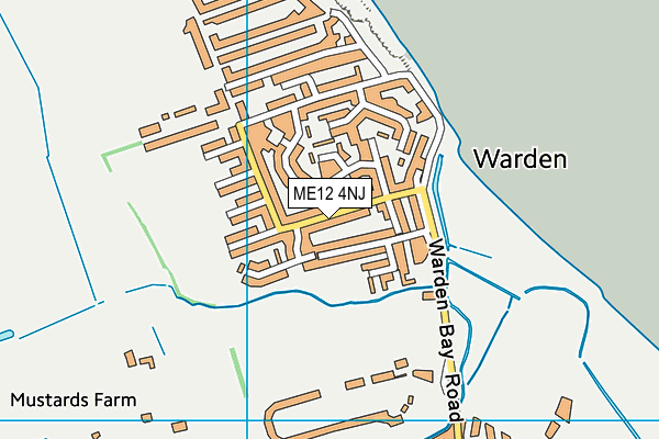 ME12 4NJ map - OS VectorMap District (Ordnance Survey) ME12 4NJ map - OS VectorMap District (Ordnance Survey)