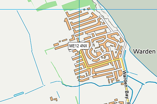 ME12 4NX map - OS VectorMap District (Ordnance Survey) ME12 4NX map - OS VectorMap District (Ordnance Survey)