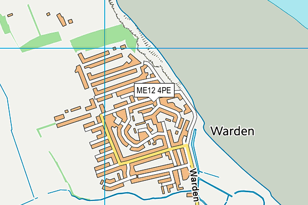 ME12 4PE map - OS VectorMap District (Ordnance Survey) ME12 4PE map - OS VectorMap District (Ordnance Survey)
