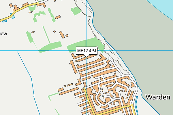 ME12 4PJ map - OS VectorMap District (Ordnance Survey)