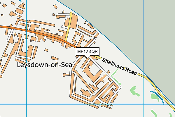 ME12 4QR map - OS VectorMap District (Ordnance Survey) ME12 4QR map - OS VectorMap District (Ordnance Survey)