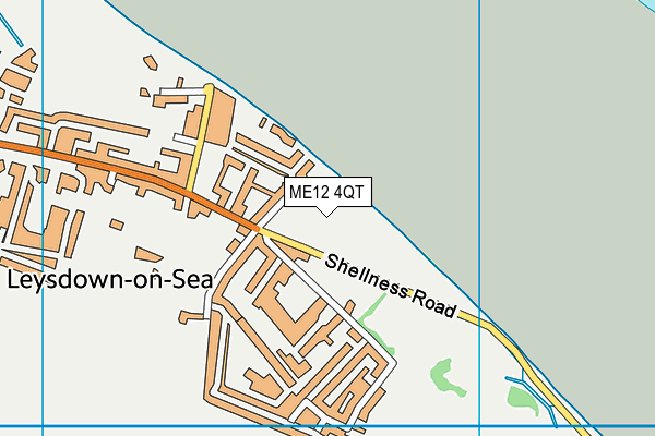 ME12 4QT map - OS VectorMap District (Ordnance Survey) ME12 4QT map - OS VectorMap District (Ordnance Survey)