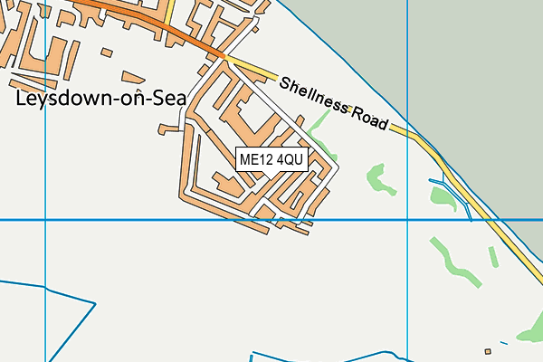 ME12 4QU map - OS VectorMap District (Ordnance Survey)