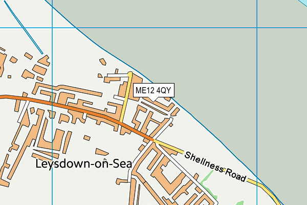 ME12 4QY map - OS VectorMap District (Ordnance Survey) ME12 4QY map - OS VectorMap District (Ordnance Survey)