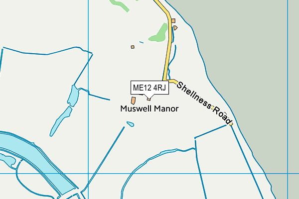ME12 4RJ map - OS VectorMap District (Ordnance Survey) ME12 4RJ map - OS VectorMap District (Ordnance Survey)
