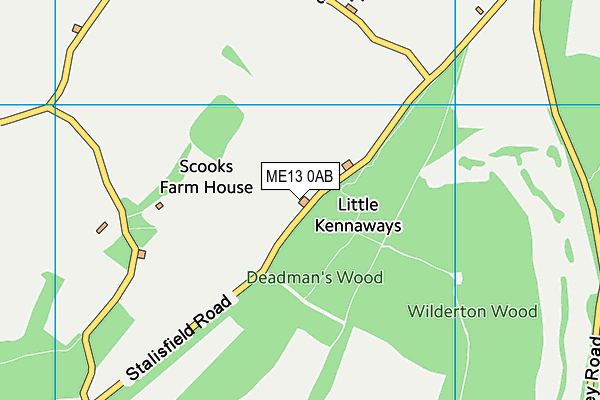 ME13 0AB map - OS VectorMap District (Ordnance Survey) ME13 0AB map - OS VectorMap District (Ordnance Survey)