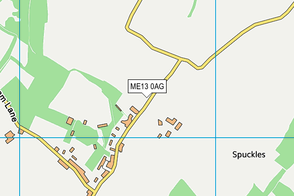 ME13 0AG map - OS VectorMap District (Ordnance Survey) ME13 0AG map - OS VectorMap District (Ordnance Survey)