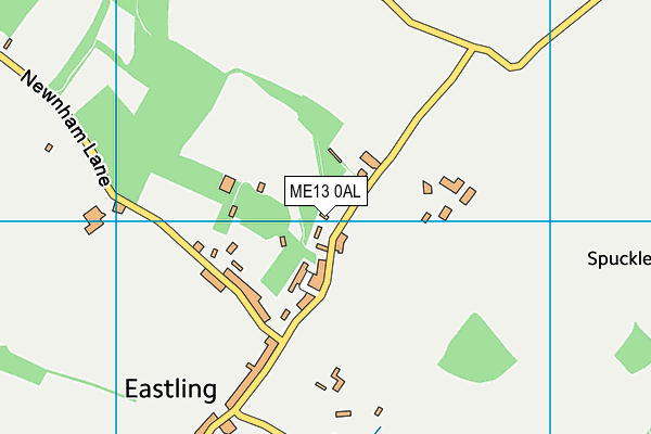 ME13 0AL map - OS VectorMap District (Ordnance Survey) ME13 0AL map - OS VectorMap District (Ordnance Survey)