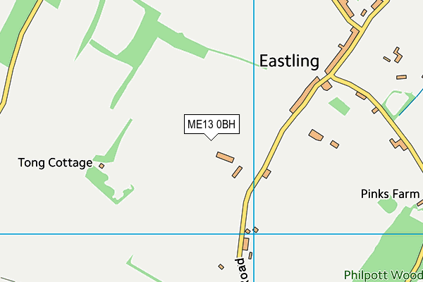 ME13 0BH map - OS VectorMap District (Ordnance Survey) ME13 0BH map - OS VectorMap District (Ordnance Survey)