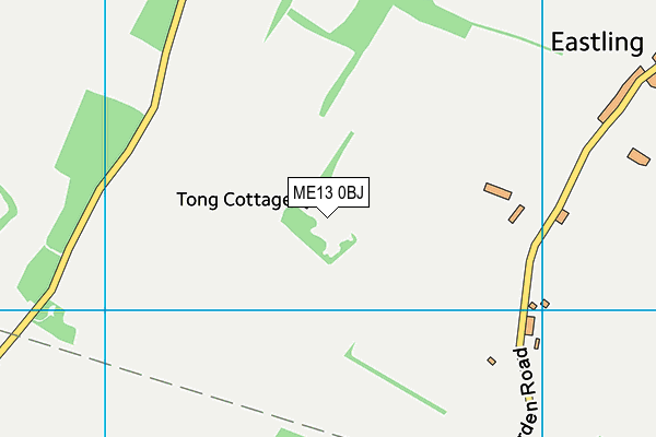 ME13 0BJ map - OS VectorMap District (Ordnance Survey) ME13 0BJ map - OS VectorMap District (Ordnance Survey)