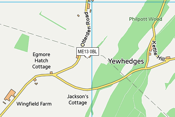 ME13 0BL map - OS VectorMap District (Ordnance Survey) ME13 0BL map - OS VectorMap District (Ordnance Survey)