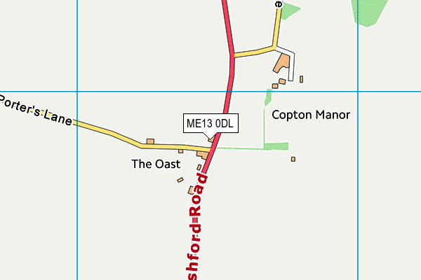 ME13 0DL map - OS VectorMap District (Ordnance Survey) ME13 0DL map - OS VectorMap District (Ordnance Survey)