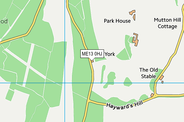 ME13 0HJ map - OS VectorMap District (Ordnance Survey) ME13 0HJ map - OS VectorMap District (Ordnance Survey)
