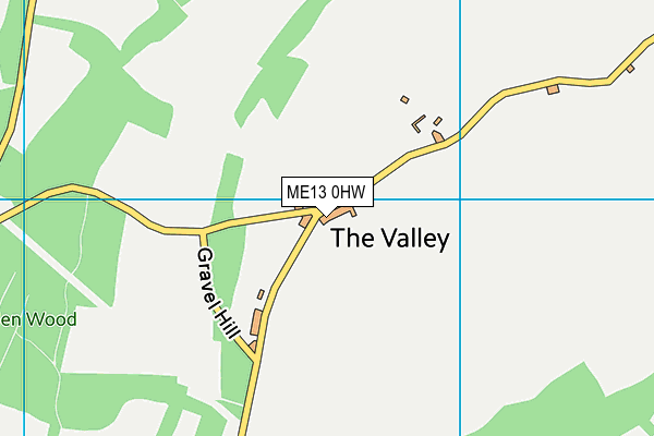 ME13 0HW map - OS VectorMap District (Ordnance Survey) ME13 0HW map - OS VectorMap District (Ordnance Survey)