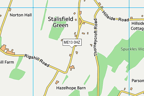 ME13 0HZ map - OS VectorMap District (Ordnance Survey) ME13 0HZ map - OS VectorMap District (Ordnance Survey)