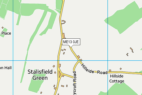 ME13 0JE map - OS VectorMap District (Ordnance Survey) ME13 0JE map - OS VectorMap District (Ordnance Survey)