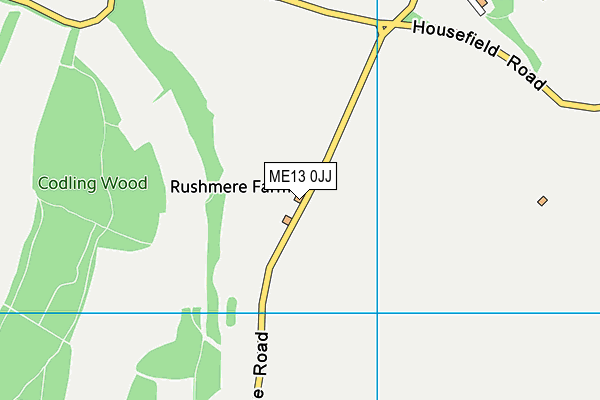 ME13 0JJ map - OS VectorMap District (Ordnance Survey) ME13 0JJ map - OS VectorMap District (Ordnance Survey)