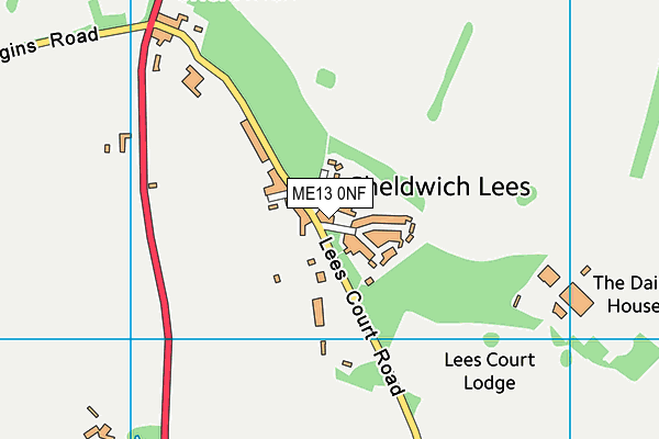 ME13 0NF map - OS VectorMap District (Ordnance Survey) ME13 0NF map - OS VectorMap District (Ordnance Survey)