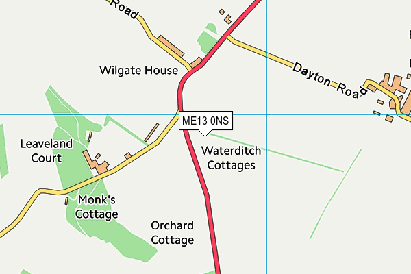 ME13 0NS map - OS VectorMap District (Ordnance Survey) ME13 0NS map - OS VectorMap District (Ordnance Survey)