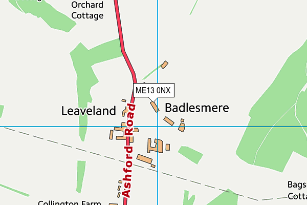 ME13 0NX map - OS VectorMap District (Ordnance Survey) ME13 0NX map - OS VectorMap District (Ordnance Survey)