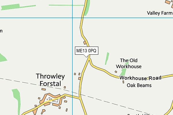 ME13 0PQ map - OS VectorMap District (Ordnance Survey) ME13 0PQ map - OS VectorMap District (Ordnance Survey)