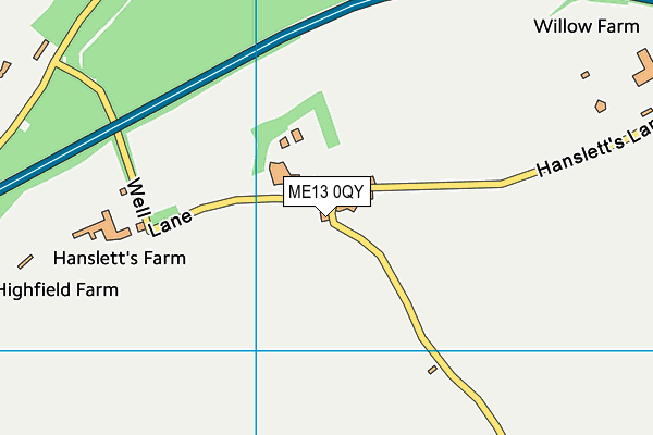 ME13 0QY map - OS VectorMap District (Ordnance Survey) ME13 0QY map - OS VectorMap District (Ordnance Survey)