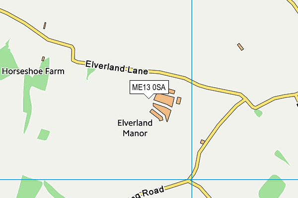 ME13 0SA map - OS VectorMap District (Ordnance Survey) ME13 0SA map - OS VectorMap District (Ordnance Survey)