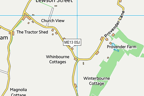 ME13 0SJ map - OS VectorMap District (Ordnance Survey) ME13 0SJ map - OS VectorMap District (Ordnance Survey)