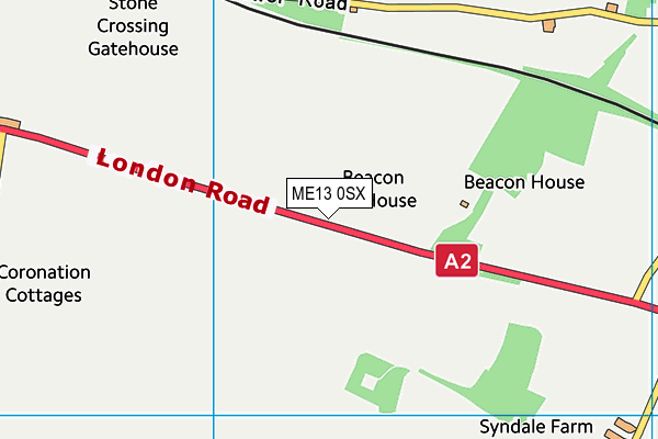 ME13 0SX map - OS VectorMap District (Ordnance Survey) ME13 0SX map - OS VectorMap District (Ordnance Survey)