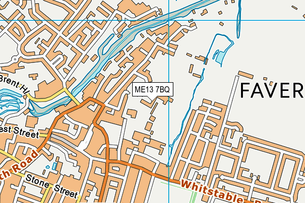 ME13 7BQ map - OS VectorMap District (Ordnance Survey)