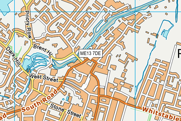 ME13 7DE map - OS VectorMap District (Ordnance Survey) ME13 7DE map - OS VectorMap District (Ordnance Survey)