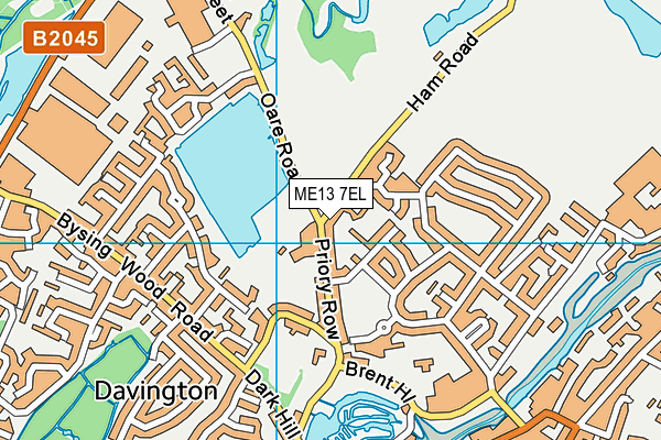 ME13 7EL map - OS VectorMap District (Ordnance Survey) ME13 7EL map - OS VectorMap District (Ordnance Survey)