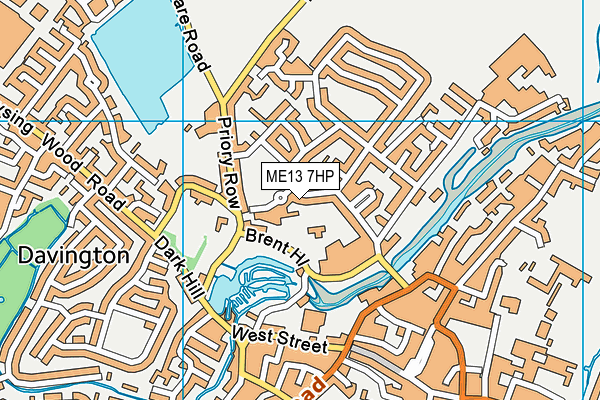 ME13 7HP map - OS VectorMap District (Ordnance Survey) ME13 7HP map - OS VectorMap District (Ordnance Survey)