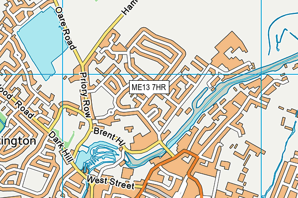 ME13 7HR map - OS VectorMap District (Ordnance Survey) ME13 7HR map - OS VectorMap District (Ordnance Survey)