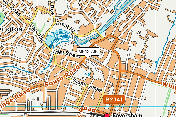 ME13 7JF map - OS VectorMap District (Ordnance Survey) ME13 7JF map - OS VectorMap District (Ordnance Survey)